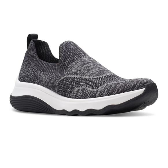 Clark's Circuit Path Knit Slip-On Wedge Shoes New Size 7.5 - Picture 1 of 10